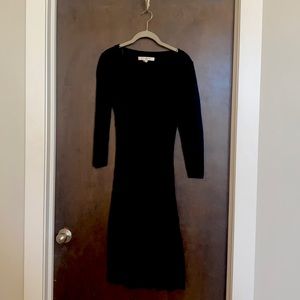 Black Evan Picone medium sweater dress